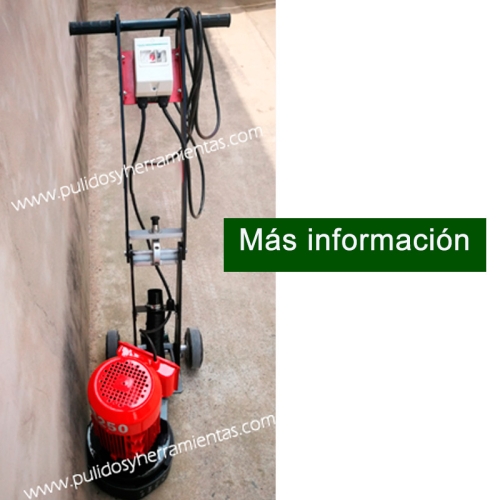 MINI-PULIDORA Y PULIDORA DE ORILLAS, ESPECIALIDAD HORMIGONES 