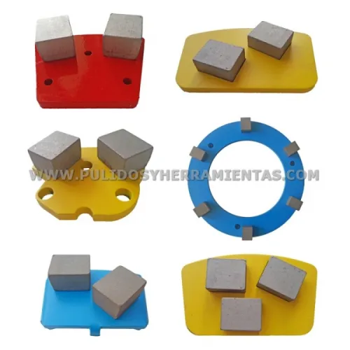 Fabricación especial de anclajes y diamantes para todos los modelos de máquinas satélite. 