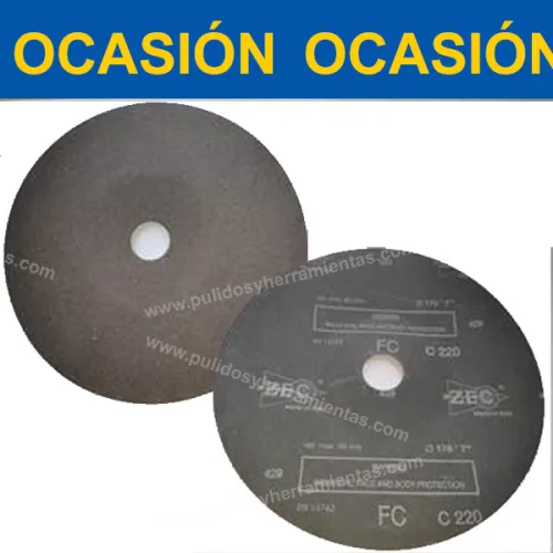 ​LIJA DE MAXIMA CALIDAD DE CARBURO, PARA APRETAR CON TORNILLO M-14 PLANO TRADICIONAL DE LA FAMOSA Y MEJOR MARACA: ZEC 